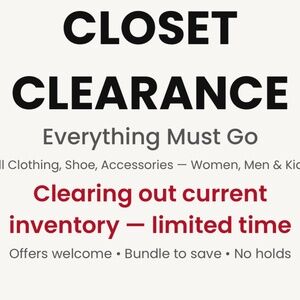 CLOSET CLEARANCE | EVERYTHING MUST GO | ALL CLOTHING
